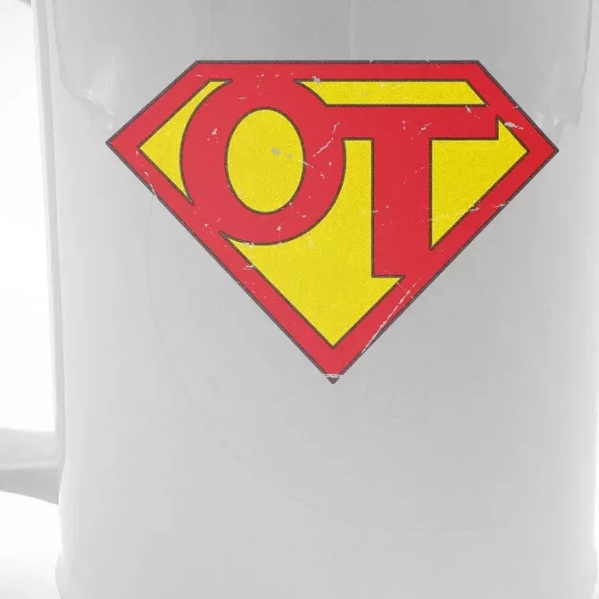 Super Ot Occupational Therapy Front & Back Beer Stein