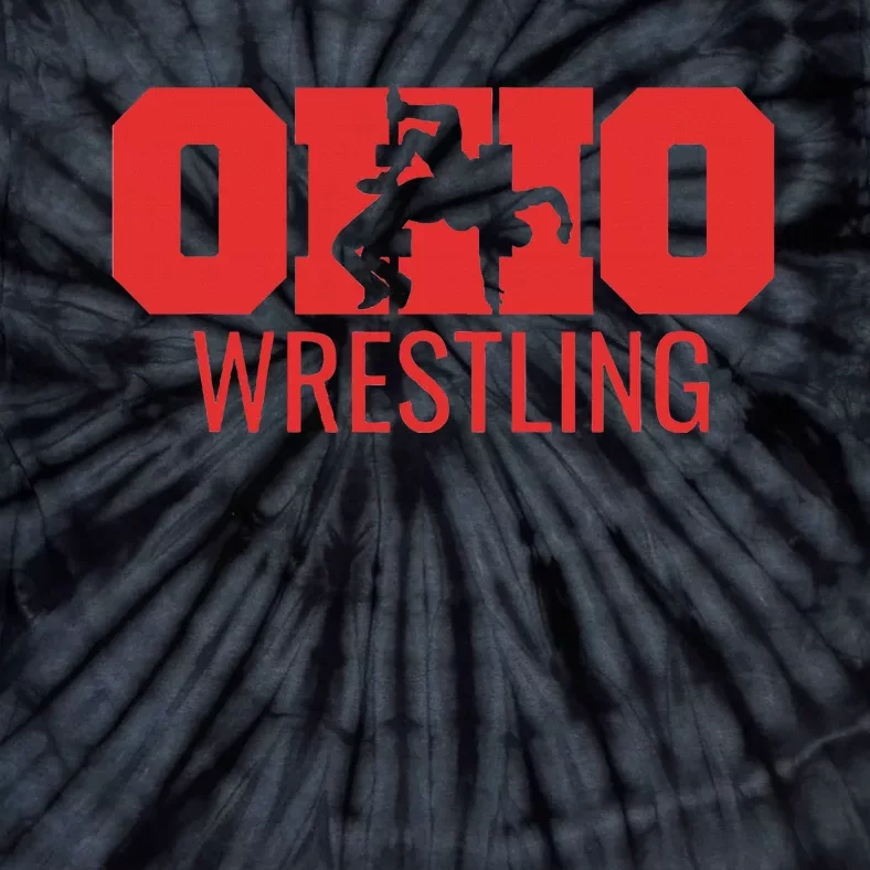 State Of Ohio Wrestling Freestyle Wrestler Gear Sports Tie-Dye T-Shirt