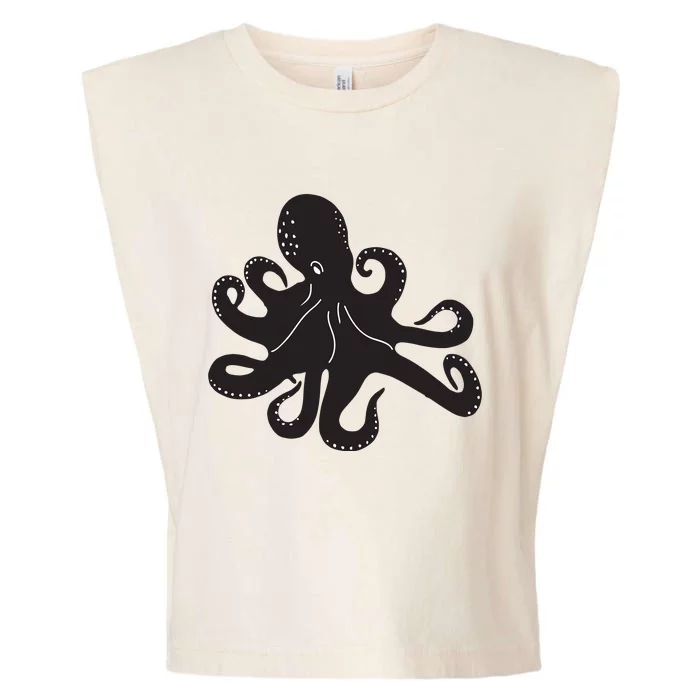 Silhouette Octopus Octopus Garment-Dyed Women's Muscle Tee