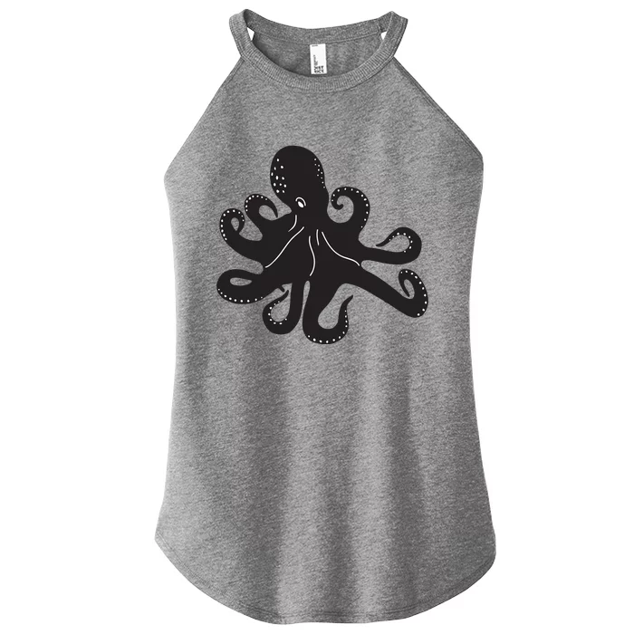 Silhouette Octopus Octopus Women’s Perfect Tri Rocker Tank