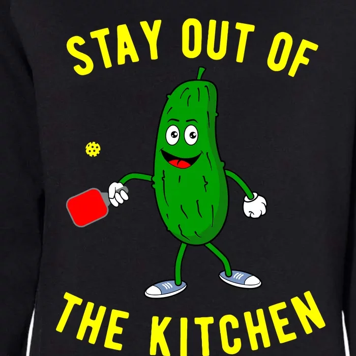 Stay Out Of The Kitchen Funny Pickleball Dink Graphic Gift Womens California Wash Sweatshirt