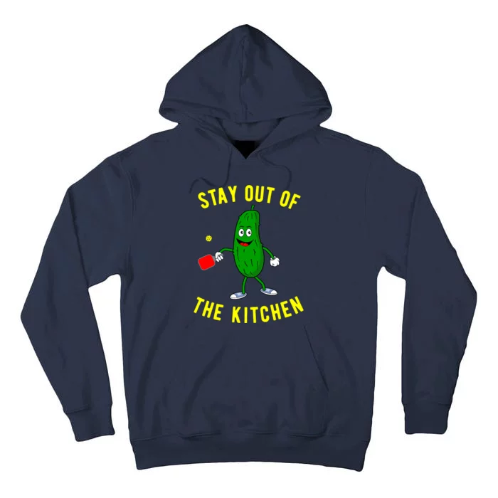 Stay Out Of The Kitchen Funny Pickleball Dink Graphic Gift Tall Hoodie