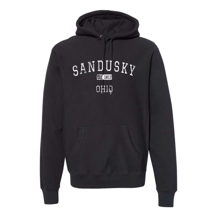 Sandusky Ohio Oh Vintage Premium Hoodie