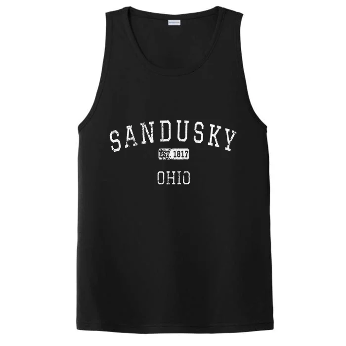 Sandusky Ohio Oh Vintage Performance Tank