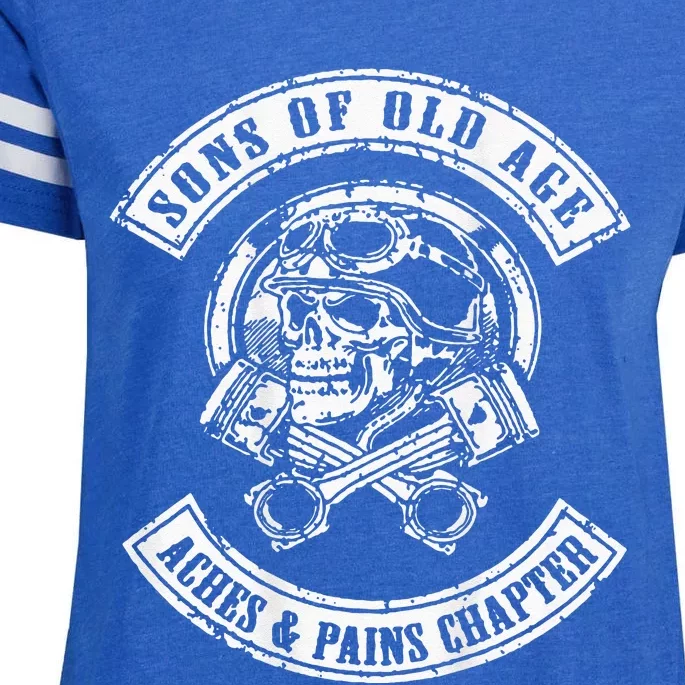 Sons Of Old Age Aches And Pains Chapter Enza Ladies Jersey Football T-Shirt