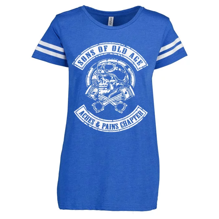 Sons Of Old Age Aches And Pains Chapter Enza Ladies Jersey Football T-Shirt