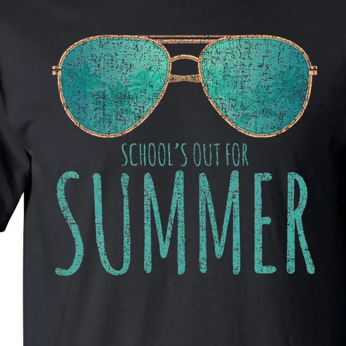 Schools Out Of Summer Happy Last Day Of School Vacation Tall T-Shirt