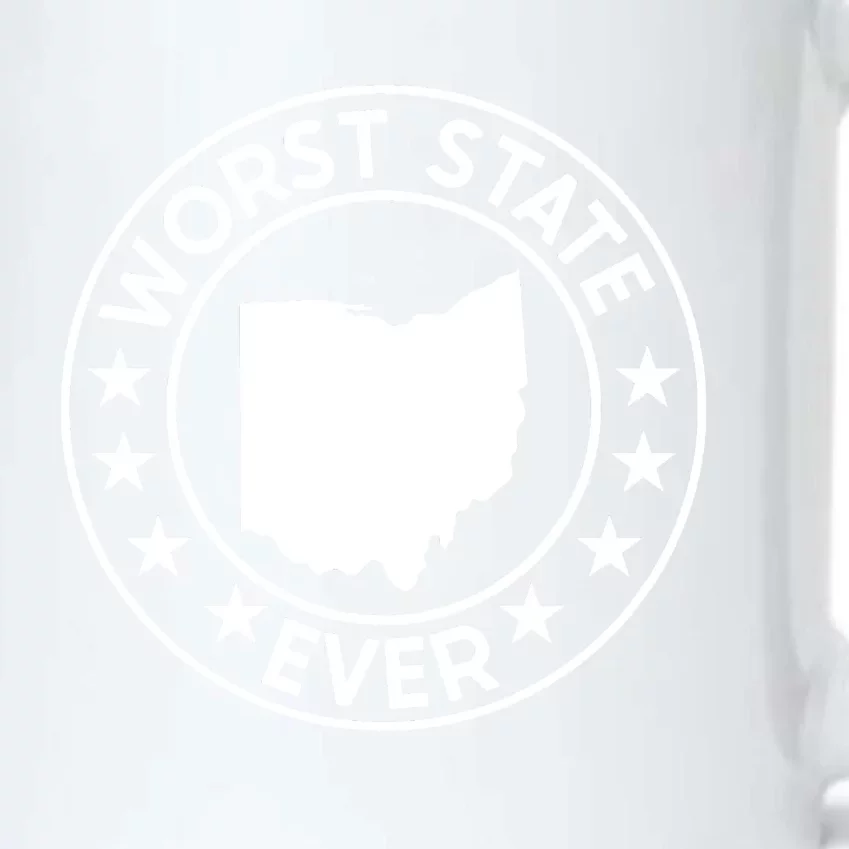 State Of Ohio Home State Lover Worst State Ever Black Color Changing Mug