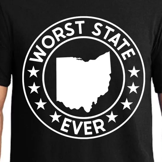 State Of Ohio Home State Lover Worst State Ever Pajama Set