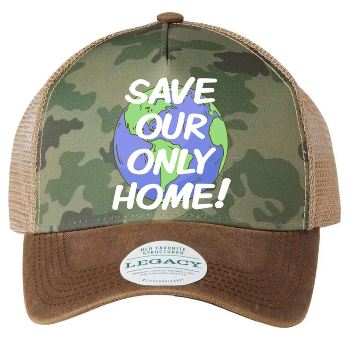 Save Our Only Home Climate Crisis Environt Planet Meaningful Gift Legacy Tie Dye Trucker Hat