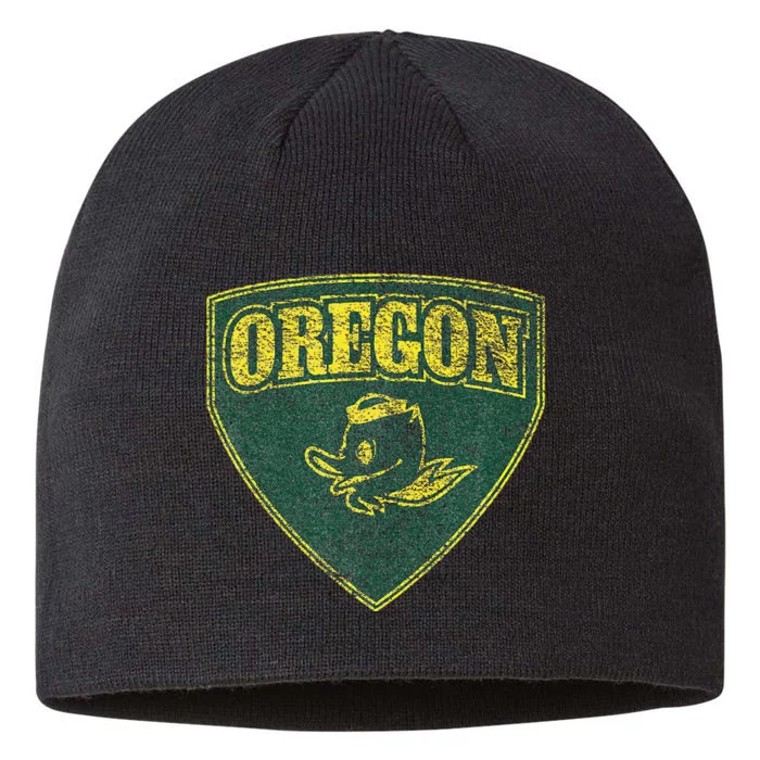 State Of Oregon Heroic Emblem Green 8 1/2in Sustainable Knit Beanie