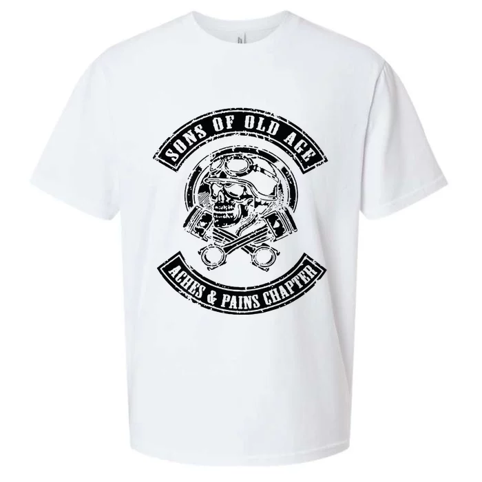 Sons Of Old Age Aches And Pains Chapter (on back) Sueded Cloud Jersey T-Shirt