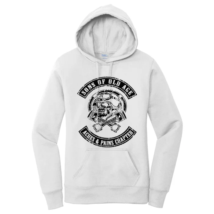 Sons Of Old Age Aches And Pains Chapter (on back) Women's Pullover Hoodie