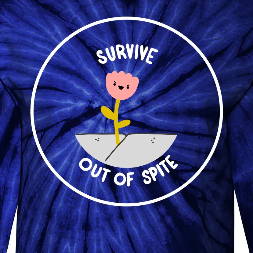 Survive Out Of Spite Tie-Dye Long Sleeve Shirt