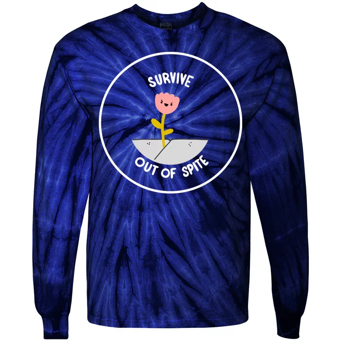 Survive Out Of Spite Tie-Dye Long Sleeve Shirt