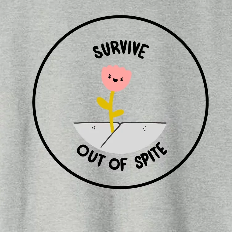 Survive Out Of Spite Women's Crop Top Tee