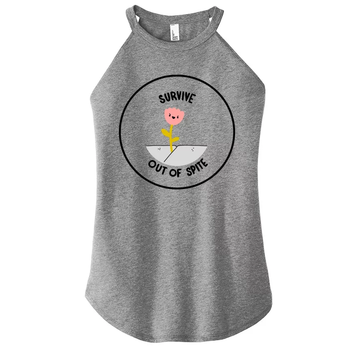 Survive Out Of Spite Women’s Perfect Tri Rocker Tank