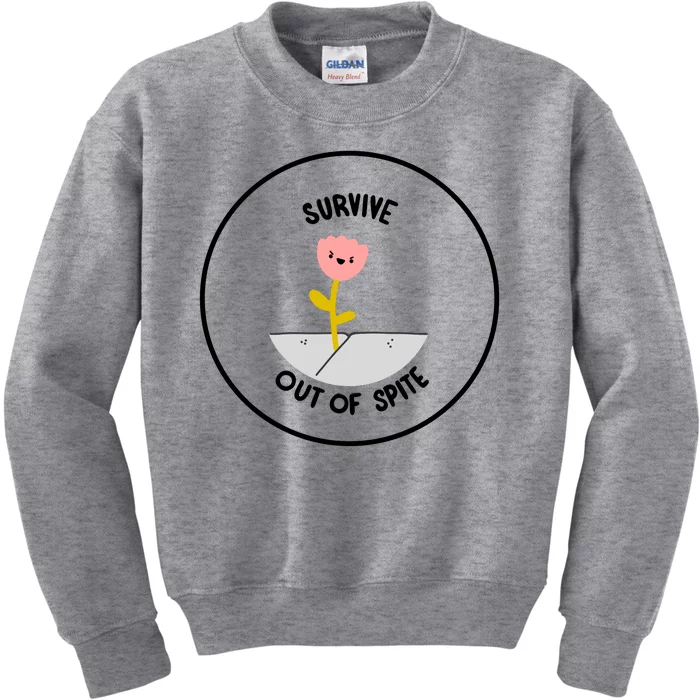 Survive Out Of Spite Kids Sweatshirt