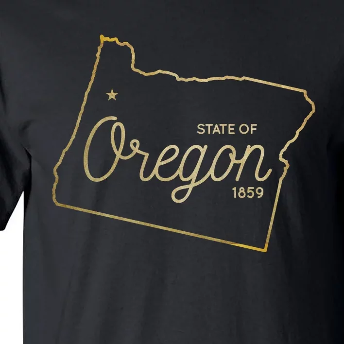 State Of Oregon Est 1859 Tall T-Shirt