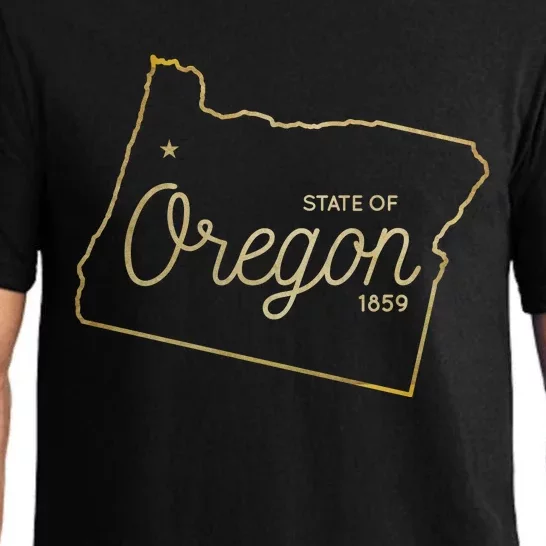 State Of Oregon Est 1859 Pajama Set