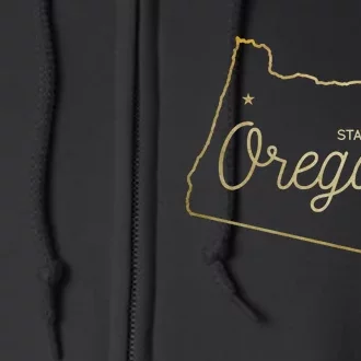 State Of Oregon Est 1859 Full Zip Hoodie