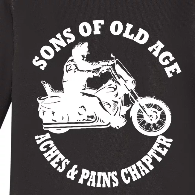 Sons Of Old Age Aches And Pains Chapter Design Baby Long Sleeve Bodysuit