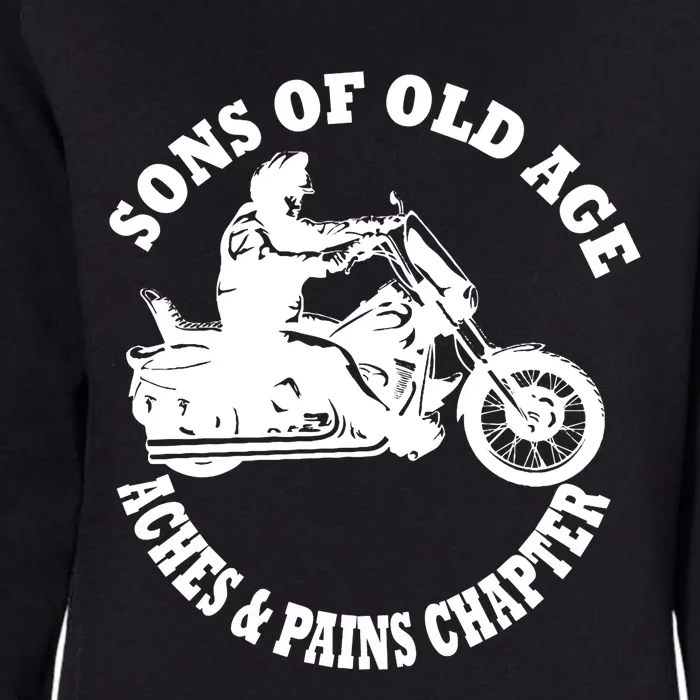 Sons Of Old Age Aches And Pains Chapter Design Womens California Wash Sweatshirt