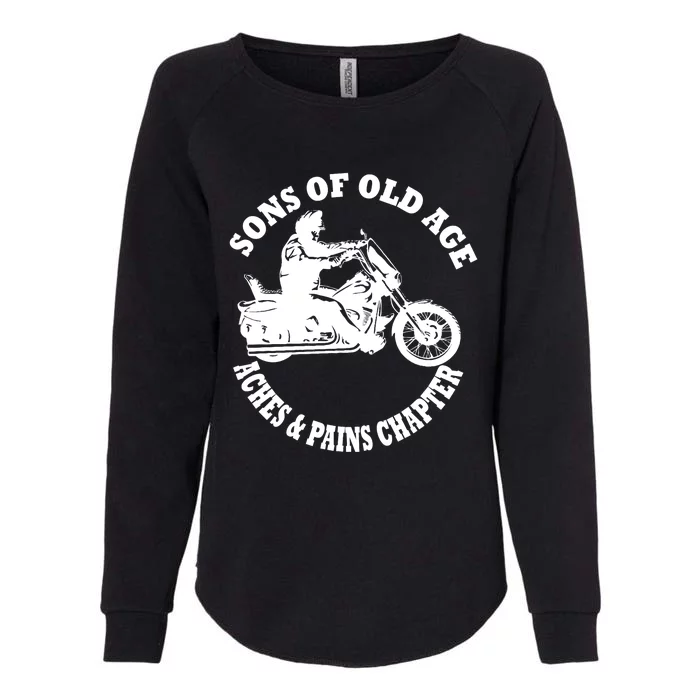 Sons Of Old Age Aches And Pains Chapter Design Womens California Wash Sweatshirt