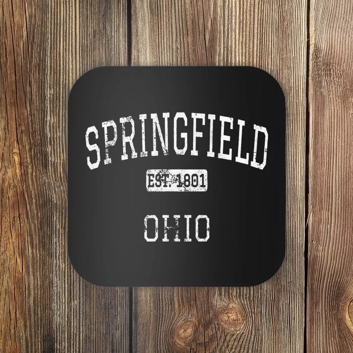 Springfield Ohio OH Vintage Coaster