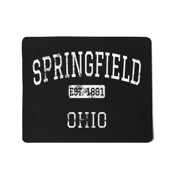 Springfield Ohio OH Vintage Mousepad