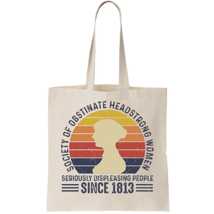 Society Of Obstinate Headstrong Women Since 1813 Vintage Tote Bag