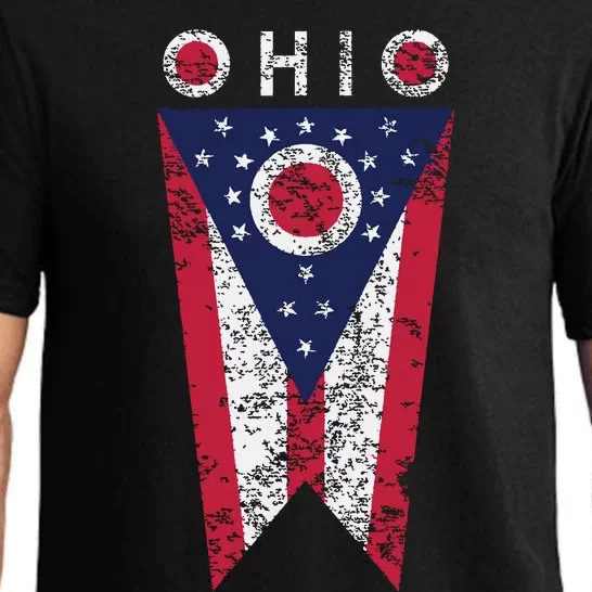 State Of Ohio Burgee Flag The Buckeye State Pajama Set