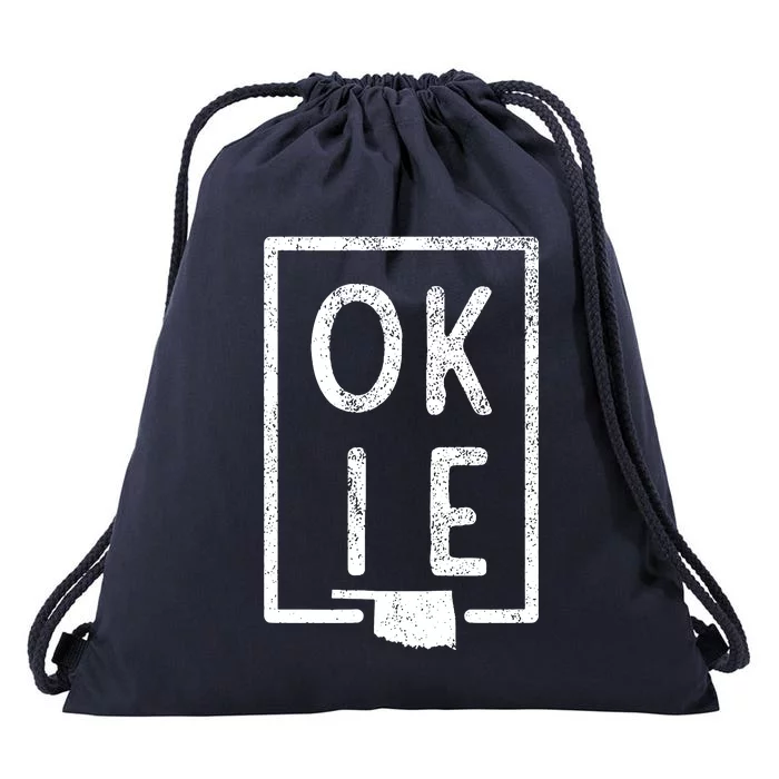 State Of Oklahoma Okie Pride Drawstring Bag