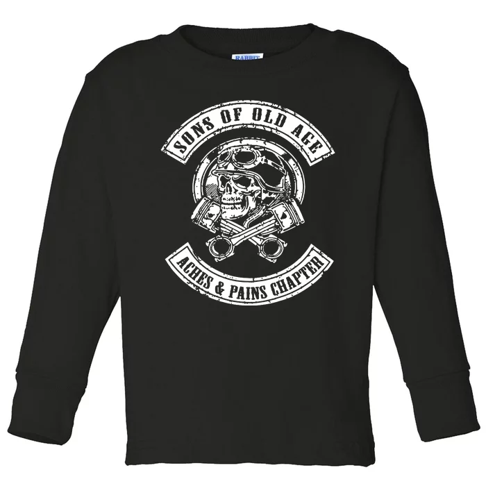 Sons Of Old Age Aches And Pains Chapter Toddler Long Sleeve Shirt