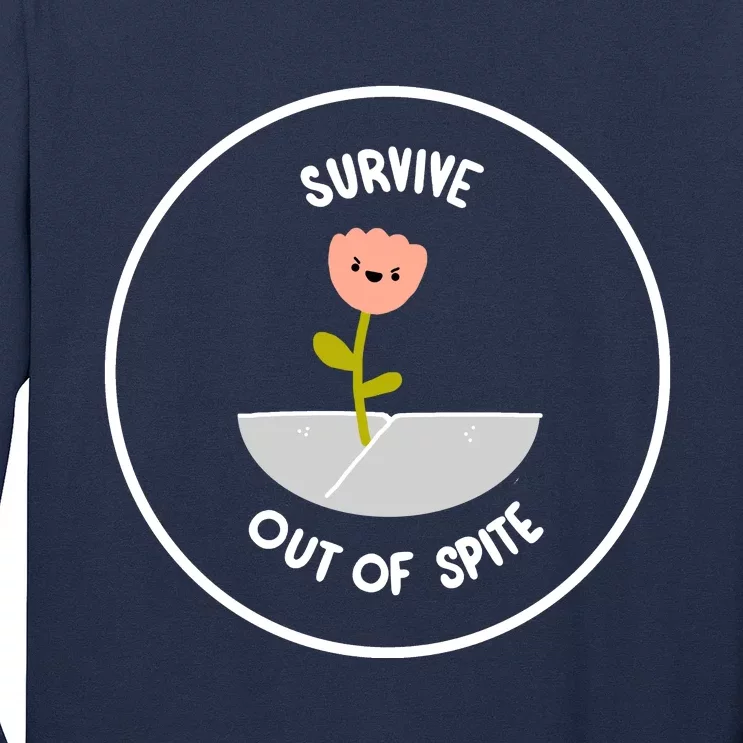 Survive Out Of Spite Dandelion Long Sleeve Shirt