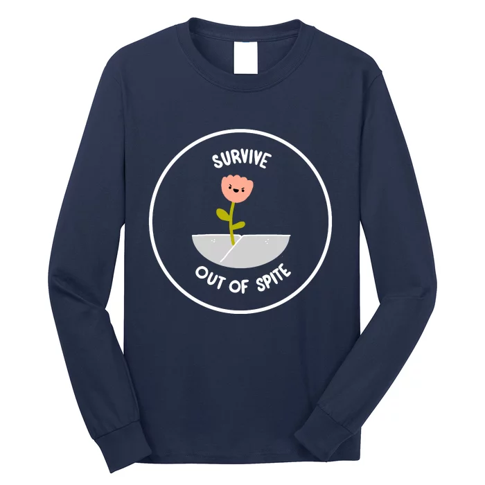 Survive Out Of Spite Dandelion Long Sleeve Shirt