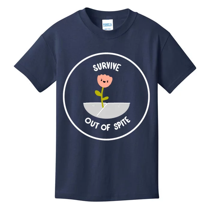 Survive Out Of Spite Dandelion Kids T-Shirt