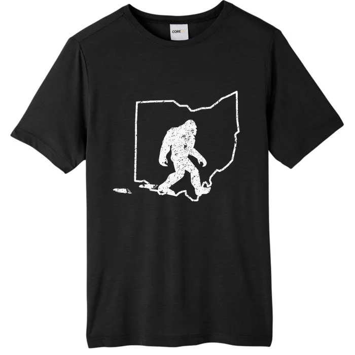 State Of Ohio Vintage Pride Bigfoot Hunter ChromaSoft Performance T-Shirt