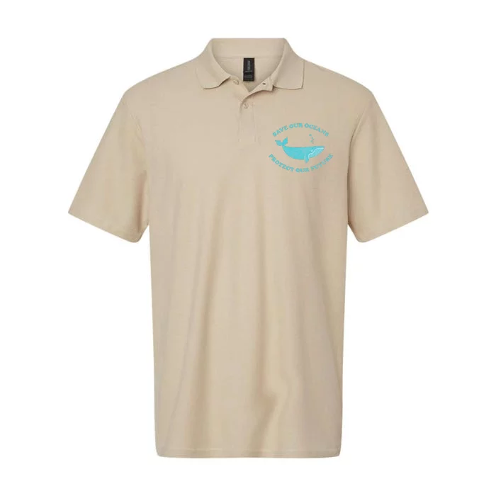 Save Our Oceans Earth Day Gift Softstyle Adult Sport Polo