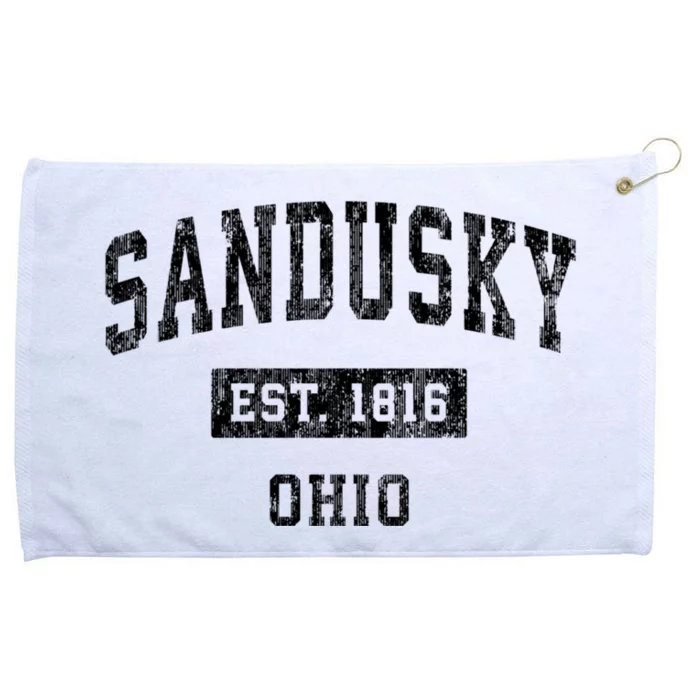 Sandusky Ohio Oh Vintage Sports Grommeted Golf Towel