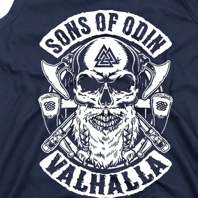 Sons Of Odin Vikings Nordic Odin Thor Tank Top