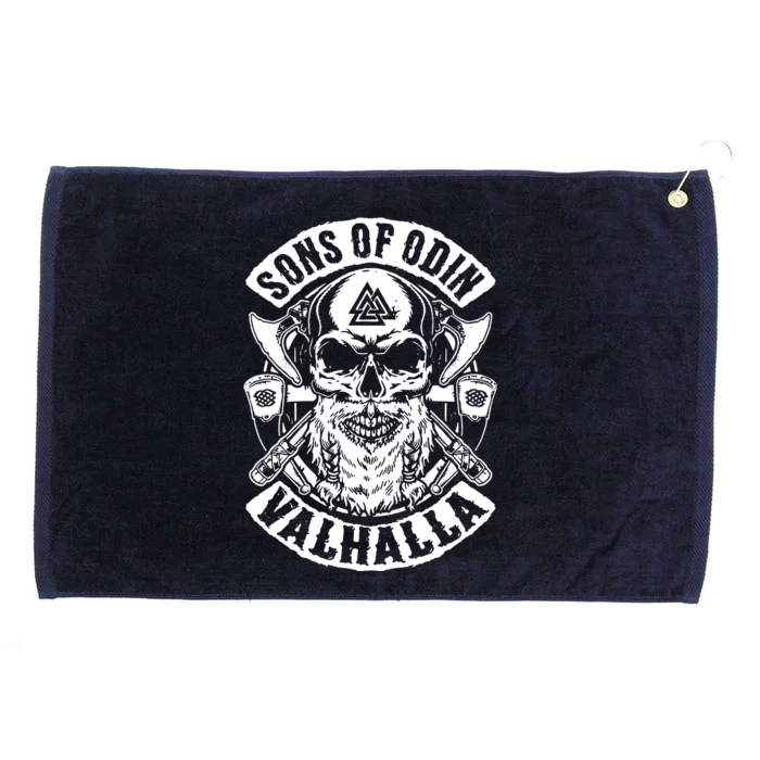 Sons Of Odin Vikings Nordic Odin Thor Grommeted Golf Towel