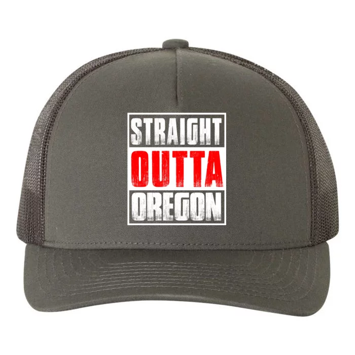 Straight Outta Oregon Yupoong Adult 5-Panel Trucker Hat