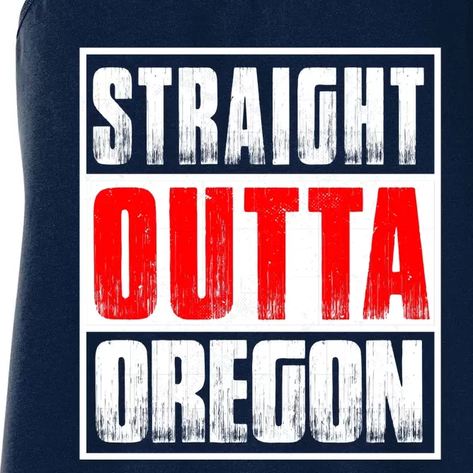 Straight Outta Oregon Women's Racerback Tank