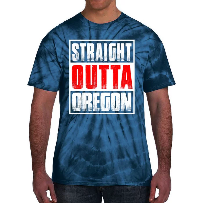 Straight Outta Oregon Tie-Dye T-Shirt