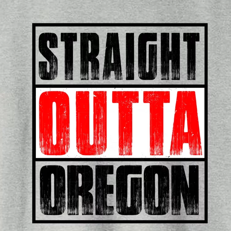 Straight Outta Oregon Women's Crop Top Tee