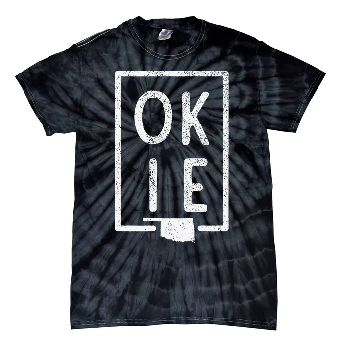 State Of Oklahoma Okie Pride Tie-Dye T-Shirt