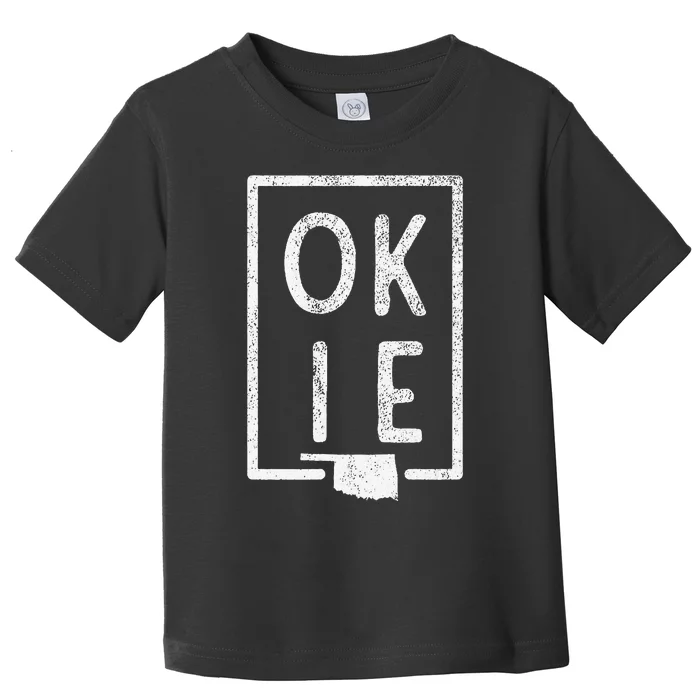 State Of Oklahoma Okie Pride Toddler T-Shirt