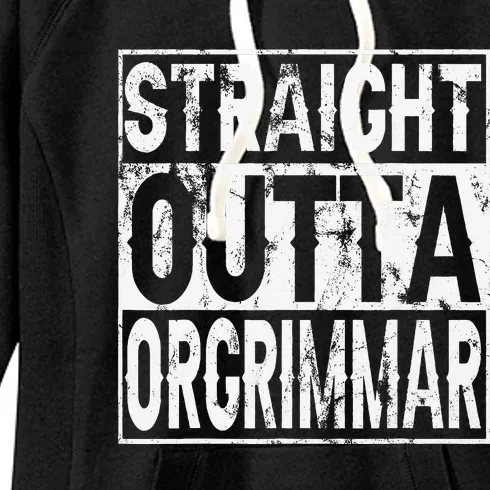 Straight Outta Orgrimmar Horde Gamer Women's Fleece Hoodie