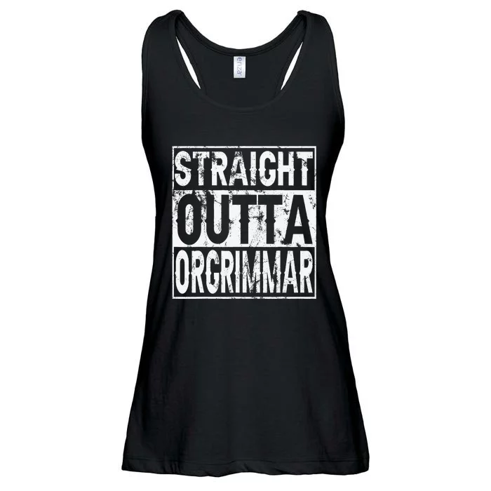 Straight Outta Orgrimmar Horde Gamer Ladies Essential Flowy Tank